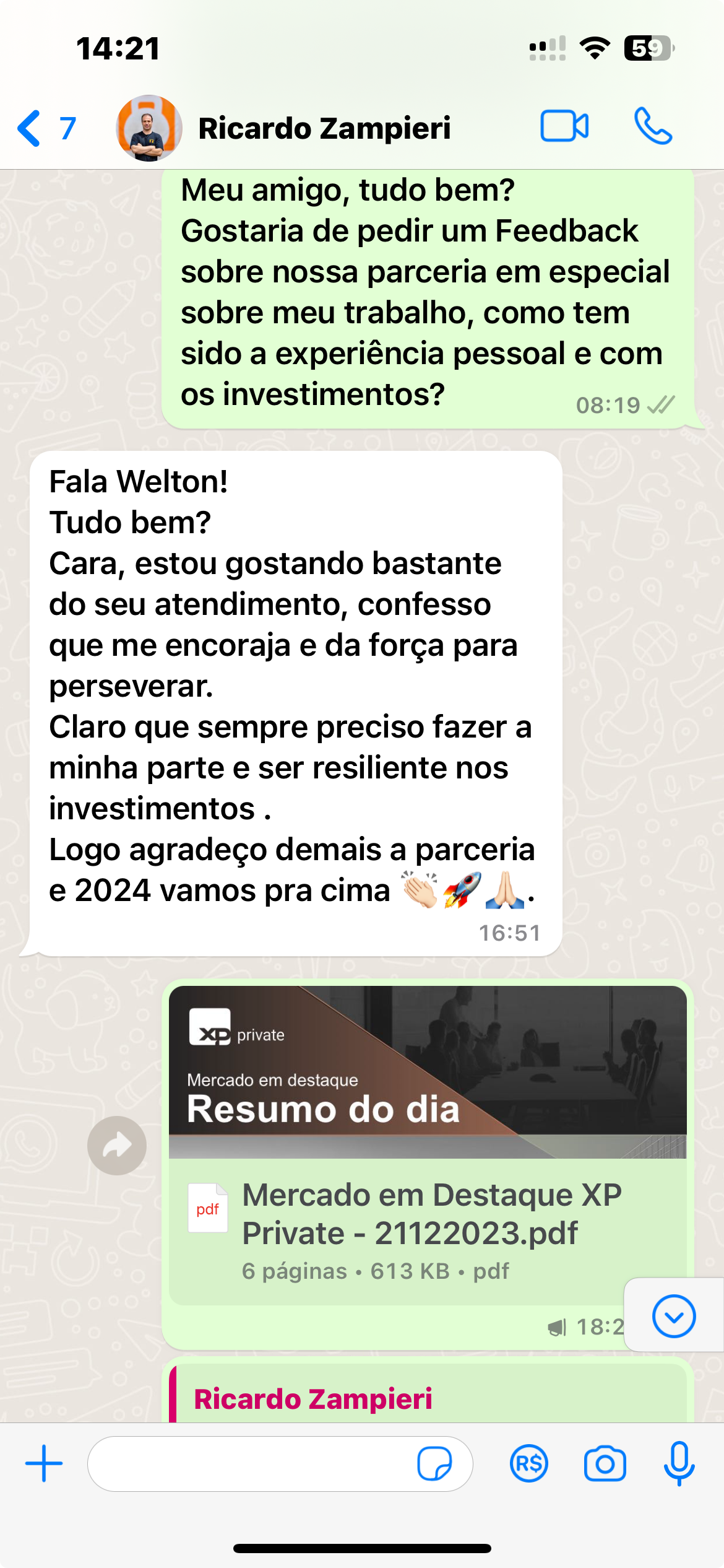 Depoimento Ricardo